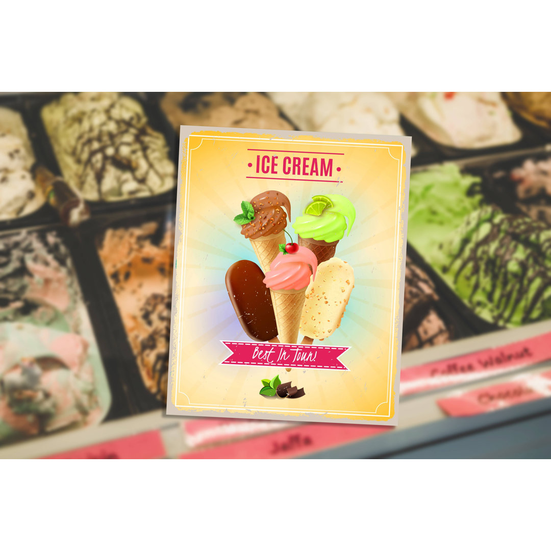 Ice Cream Best in Town Wall Décor