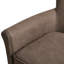 Fauteuil pivotant d'appoint en similicuir, aucun assemblage requis-946263368