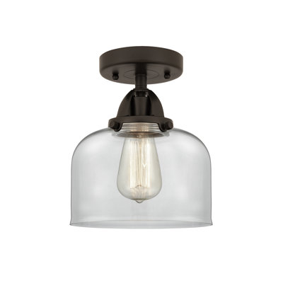 Glass LED Semi Flush Mount