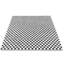 11.81 in. x 11.81 in. Grid Polished Marble Tile