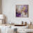 Abstract Purple Symphony Transitional Unframed Art Print