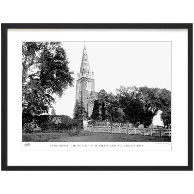 Lyndhurst, Church Of St Michael And All Angels 1891 by Francis Frith - Single Picture Frame Print