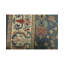 Hand-Knotted High-Quality Teal/Cream Area Rug