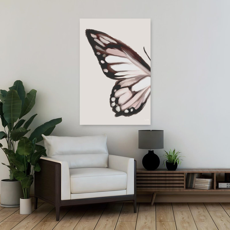 Butterfly Wings I Contemporary Butterfly Nature Art, 36" H x 24" W