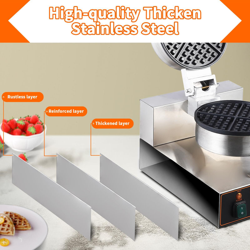 Zstar Round Waffle Maker