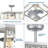 22'' Ceiling Fan with Light Kit-581455853