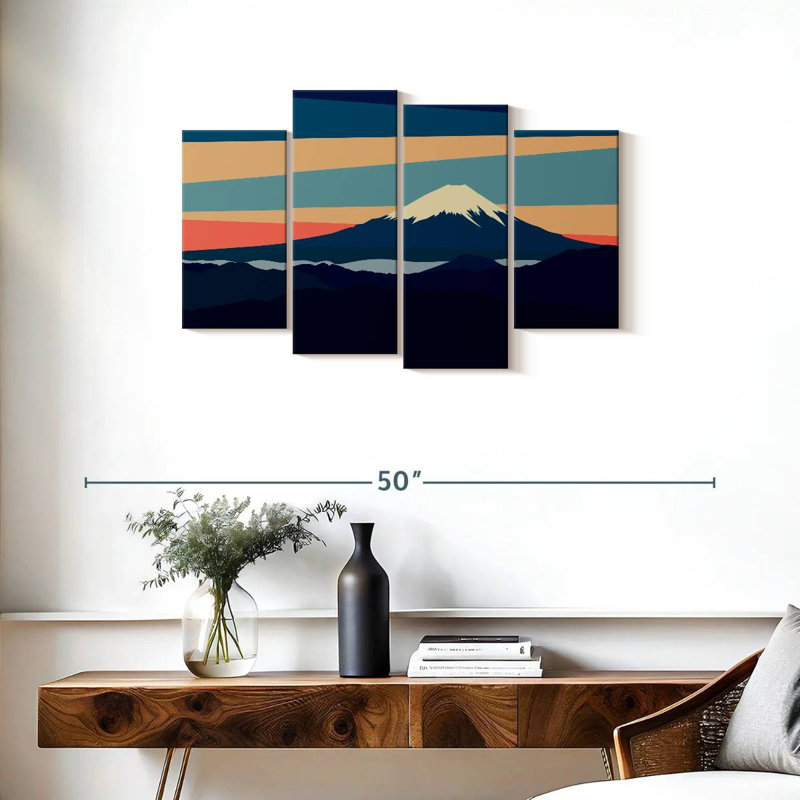 Nicci Mount Fuji Horizon, 22" H x 36" W