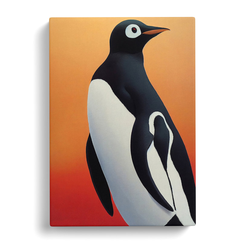 View Of The Penguin - Wrapped Canvas, 76cm H x 50cm W x 3cm D