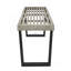 Banc de patio avec pieds en fer-1830204168