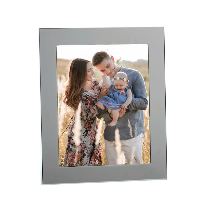 Silver Metal Matte Picture Frame, 4" x 6", Yes