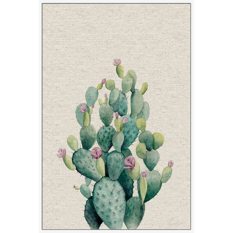 Desert Blooms IV - Painting on Canvas, 152cm H x 101cm W x 3.81cm D