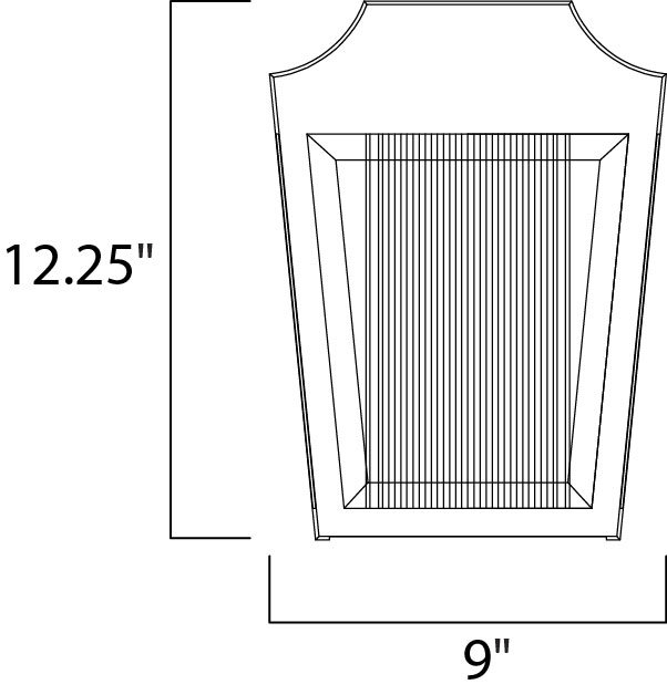 LED Wall Light, Anthracite