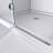 Aqua 36'' W x 36'' D x 78'' H Frameless Square Shower Kit with Fixed Panel and Base Included