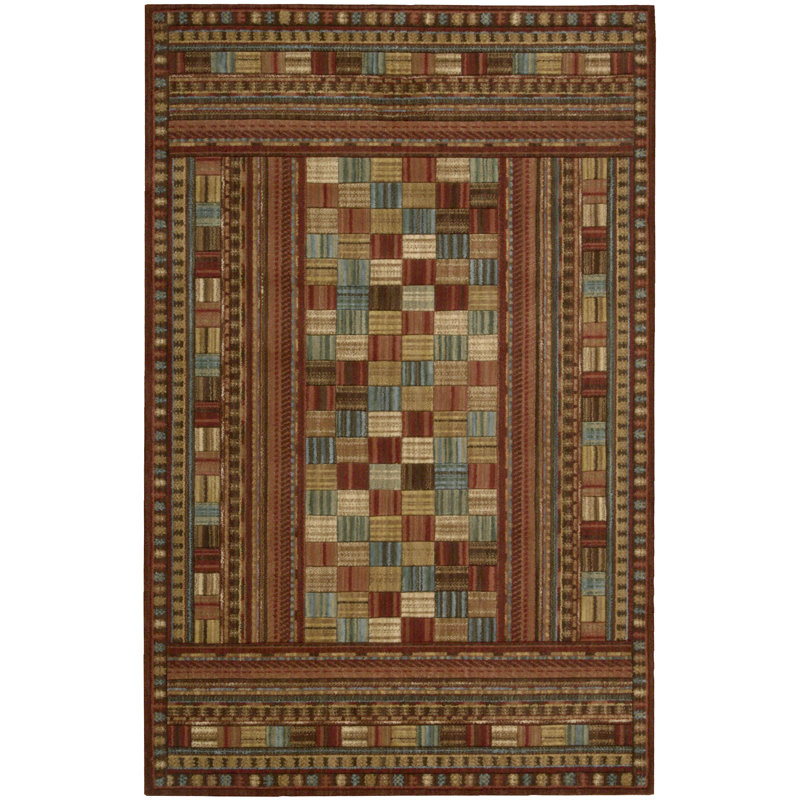 Gabriela Wool Geometric Indoor Rug, Rectangle 3'6" x 5'6"