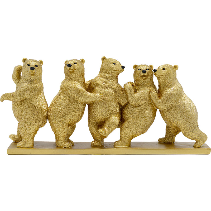 Tipsy Dancing Bears decorative figurine
