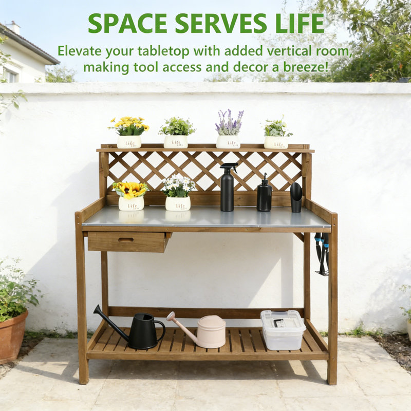 Manufactured Wood Potting Bench