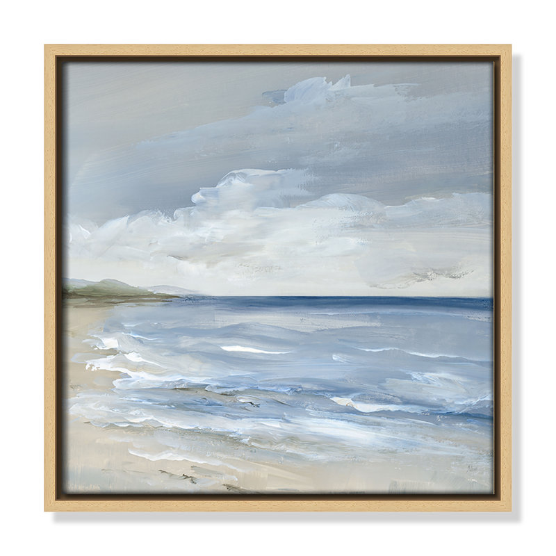«Whispering Waves Print» par Nan, Flotteur naturel, H 13,5 po x l 13,5 po