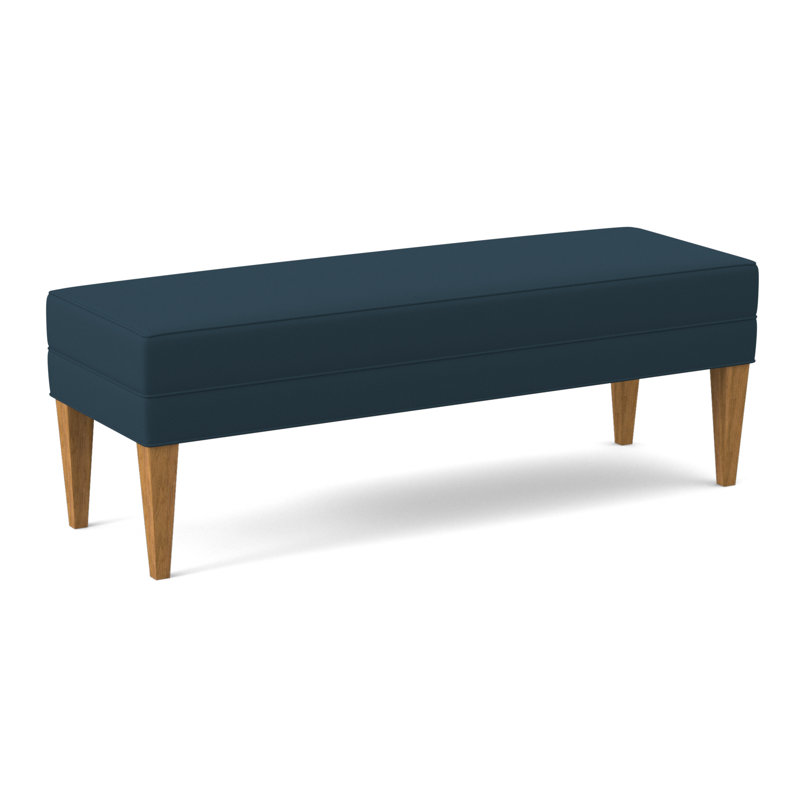 Livery Upholstered Bench, Amber, Margaret Lagoon