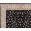 Elegance Oriental Area Rug in Black/Ivory