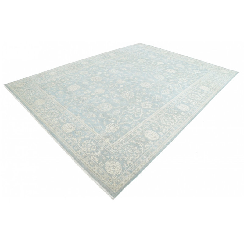 One-of-a-Kind 9'1"X12'4" Area Rug in Beige/Ivory/Malibu