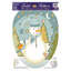 Adhésif décoratif pour siège de toilette bonhomme de neige Folk-6154875