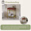Meuble-lavabo simple autoportant 24 po avec plateau en céramique intégré-94109424-94109426