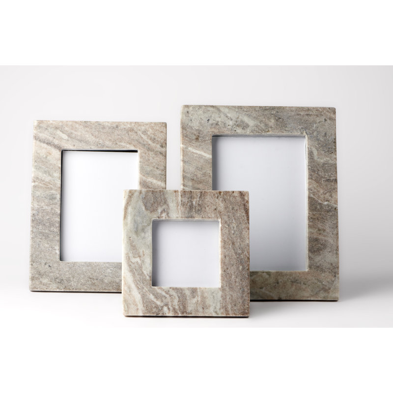 Tellis Brown Marble Matte Picture Frame, 5" x 7"