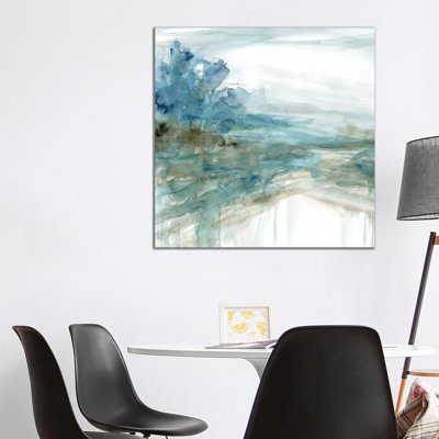 Shimmering Treeline I by Carol Robinson - Painting on Canvas