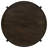 Mavis Dark Brown Round Solid Wood Coffee Table