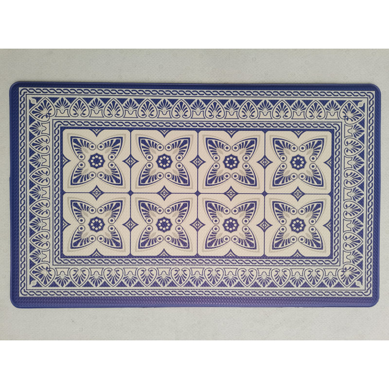 Tapis de bain en PVC avec envers antidérapant Rasa, 20 po x 18 po