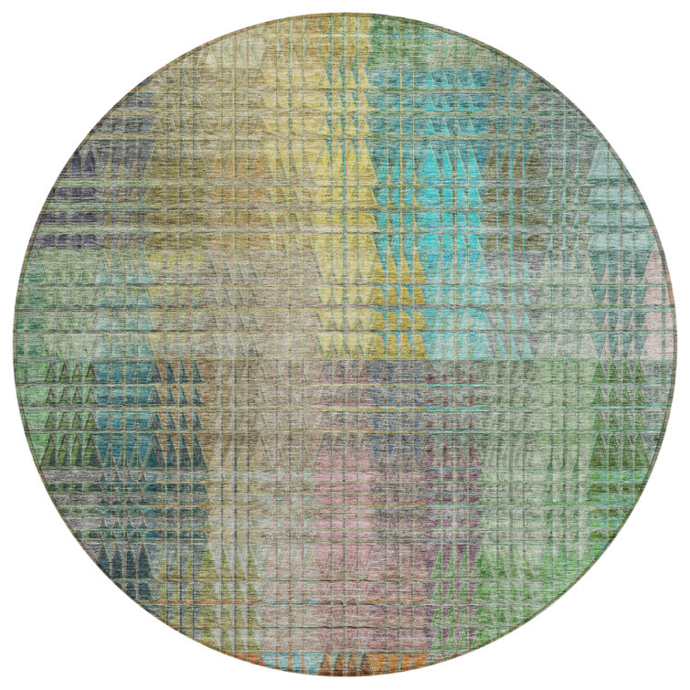 Flatweave Geometric Indoor / Outdoor Rug
