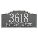 Rolling Hills 2-Line Wall Address Plaque