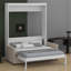 Lit escamotable mural Murphy avec coussin-1472771175-1472771174