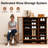 20 Pair Bamboo Shoe Cabinet With Doors