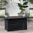 Iron Rectangular 30,000btu Fire Pit With Shielded Tank Cover - 45.00”w X 42.00”d 23.71”h, Black, Easy Assembly Guide Made Of And Hidden Storage Simple