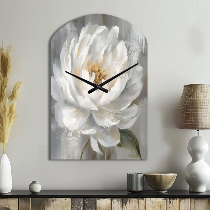Horloges murales blanches et blanches, Grand