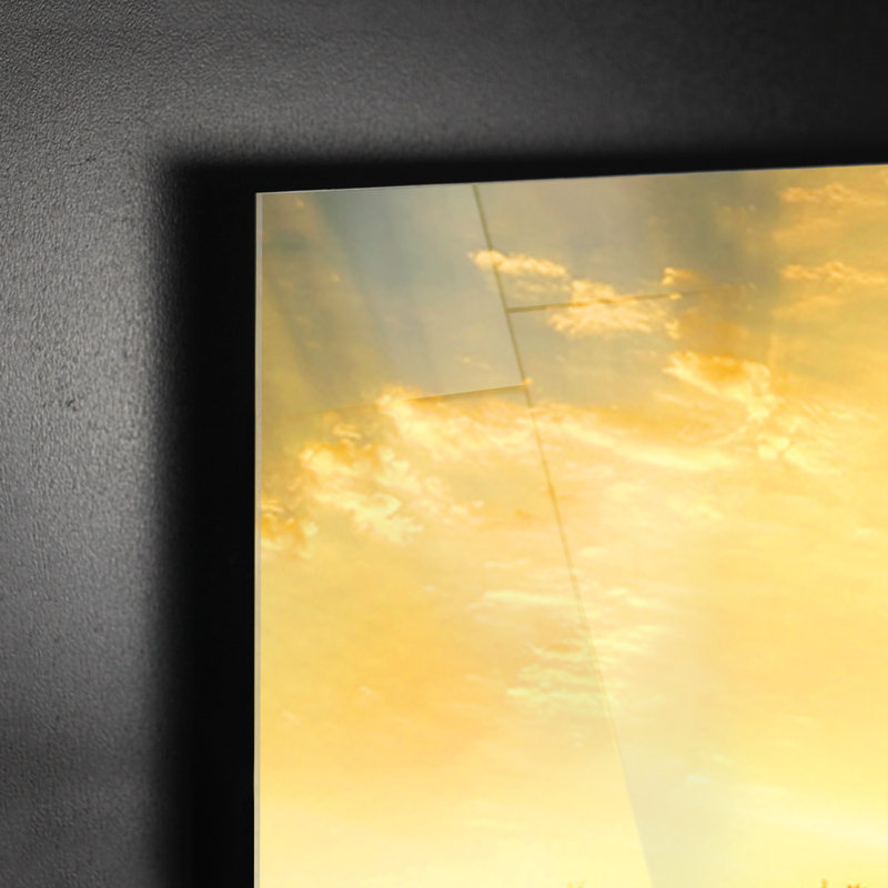 Chalet by Giallobus - No Frame Print on Glass, 65cm H x 95cm W
