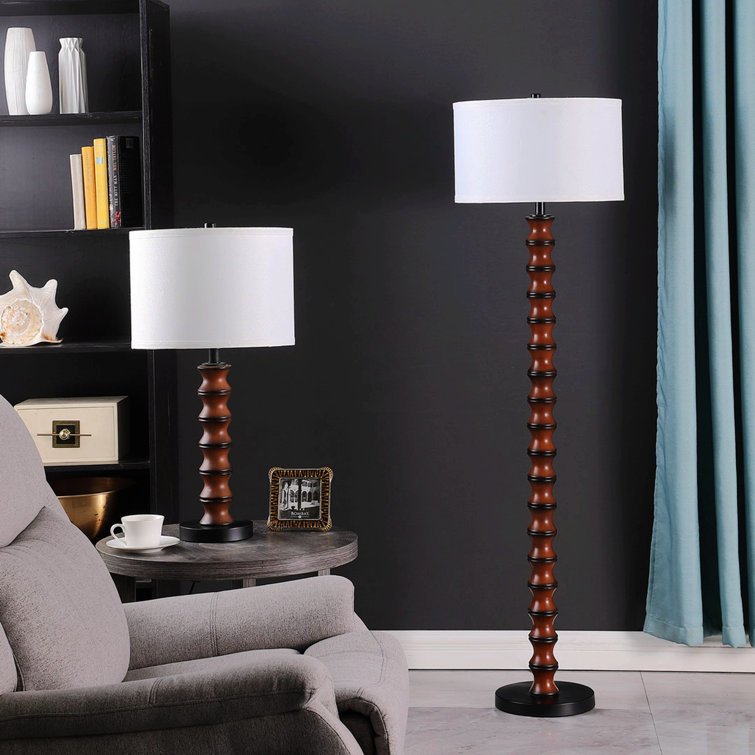 Alcott Hill® Chandrell 61\'\' Traditional Floor Lamp | Wayfair