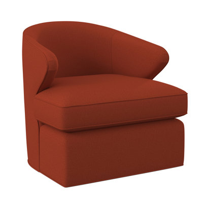 Scoop Swivel Barrel Chair