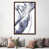 Toile avec cadre en bois brun classique est en rupture de stock