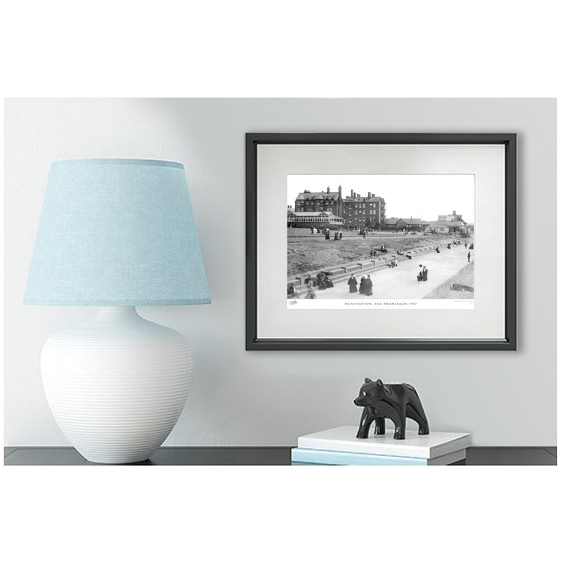 Hunstanton, The Promenade 1907 by Francis Frith - Single Picture Frame Print, 45cm H x 60cm W x 2.3cm D