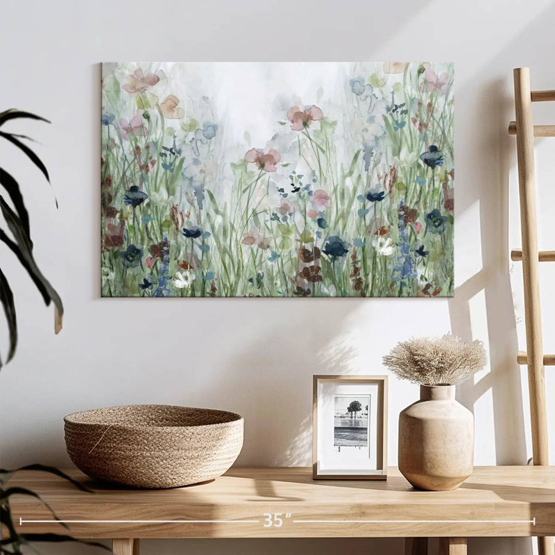 Wildflower Fields Canvas Print, 16" H x 24" W x 1.25" D