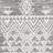 Baconton Power Loom Gray/White Rug-2074212023