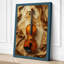 Violin and Paper Minimalist 1 Piece Wrapped Canvas Wall Art-1624446248-1624446254