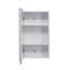 Armoire à pharmacie à une porte sans cadre avec 2 tablettes réglables-143514099
