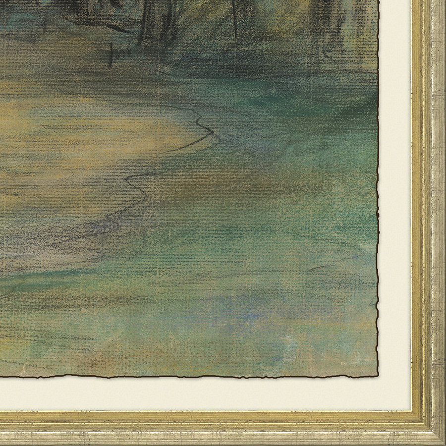 Pastel "Wood Path Drawing" Print