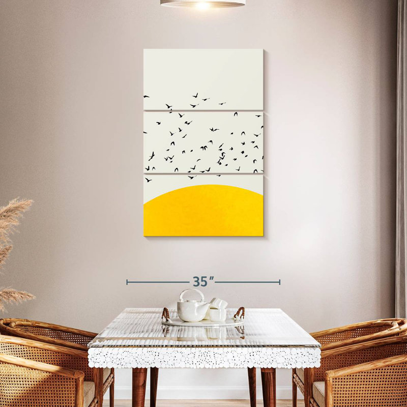 Oberle A Thousand Birds, 45" H x 28" W