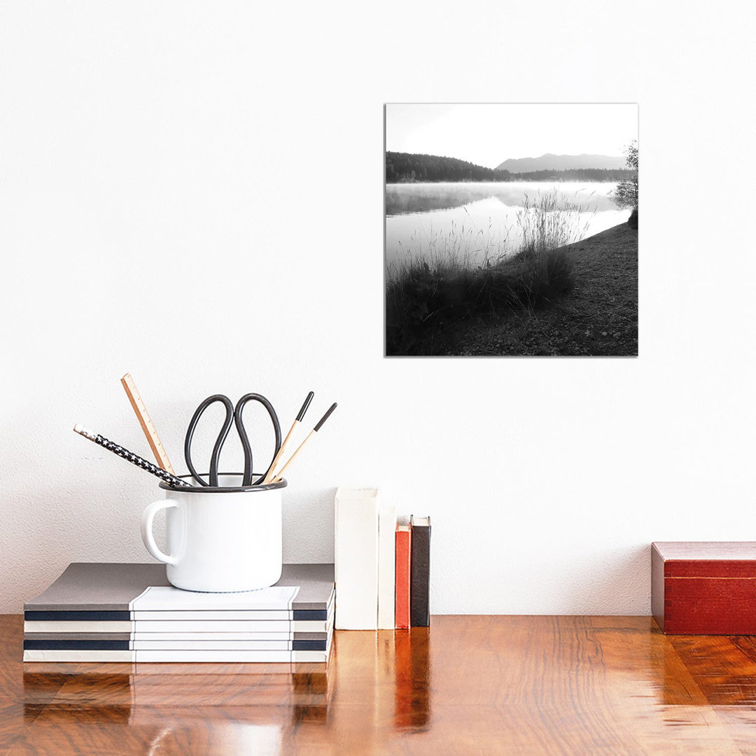 Misty Lake by Carol Robinson - Wrapped Canvas Print