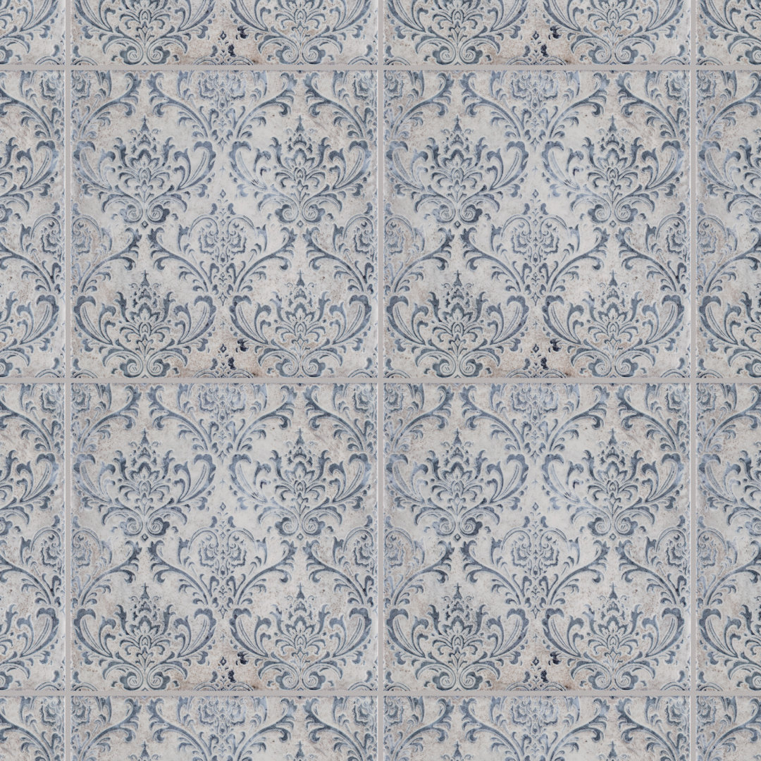 Milano Decor 8" x 8" Ceramic Patterned Wall Tile Merola Tile