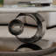 Modern Faux Marble Coffee Table, Sintered Stone Contemporary Tables with Stainless Steel Base-134286583